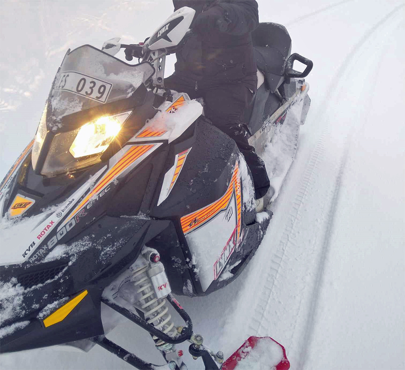 Snöskoter Lynx Rave RE 800 E-TEC  stulen i Ljungaverk